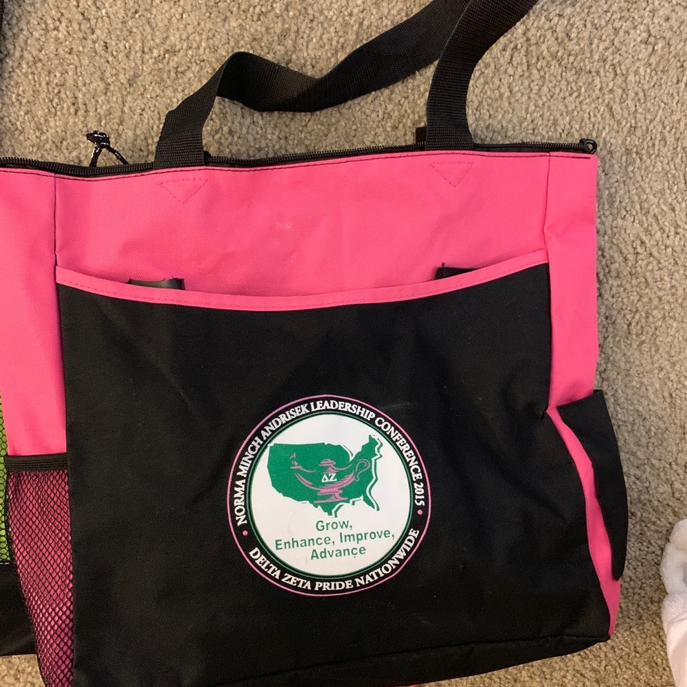 Pink Delta Zeta Tote